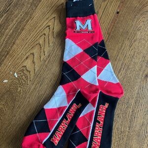 FBF Originals University of Maryland Men's Socks New